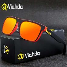 Viahda новые брендовые квадратные поляризованные солнцезащитные очки, мужские спортивные дизайнерские солнцезащитные очки Mormaii gafas de sol с коробкой