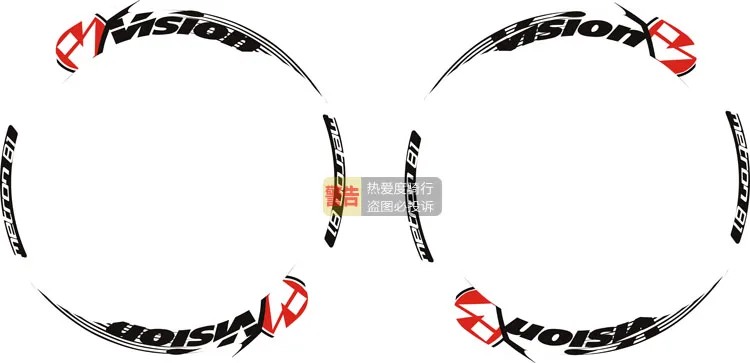 

1 Pair Bike Stickers for Bike M81 Rim Stickers Road Turning Circle Wheel Set Carbon Knife Sticker Broken Wind Bicycle Sticker