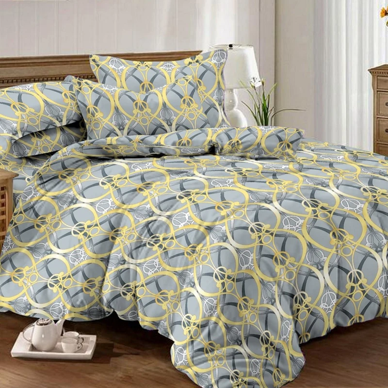 Комплект постельного белья двуспальный-евро Amore Mio Kink | Дом и сад