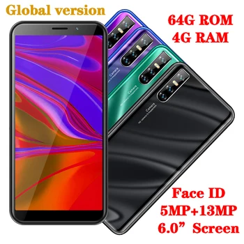 

Global Version Smartphone 13MP K20 Pro Android 4GB RAM 64GB ROM 6.0'' Full Screen Face unlocked Mobile Phone Cellphone Celulares