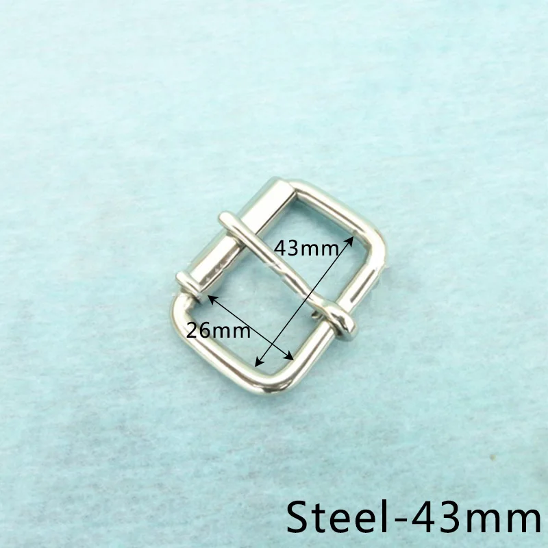 Meetee, 1 шт./2 шт., ID27-60mm, нержавеющая сталь, пряжка для ремня, металлическая одинарная игла, роликовая пряжка для ремня, аксессуары для рукоделия