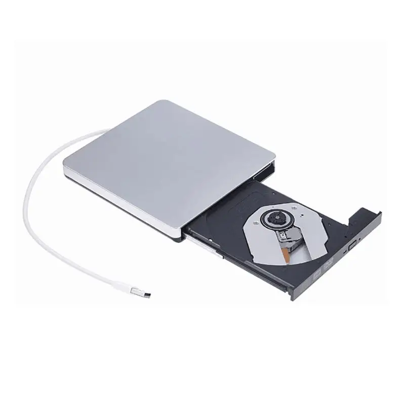 Внешний тонкий USB 3,0 DVD горелки DVD-RW VC D C D RW горелки Привод Superdrive