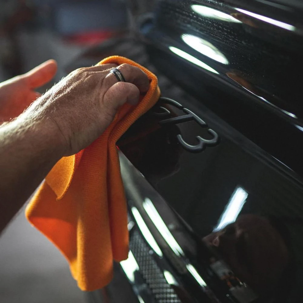 Microfiber Cleaning Cloths 3PCS 380GSM Car Detailing Towel 40x40CM Edgeless Multi-used