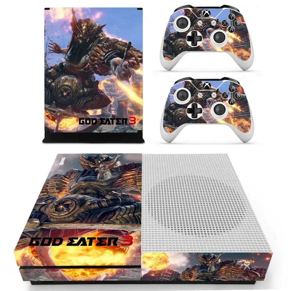 YS-xboxoneS-1276 God Eater стикер s для Xbox One S кожа Виниловая наклейка Pegatina для Xbox one тонкая консоль и два контроллера шкуры - Цвет: YS-xboxoneS-1276