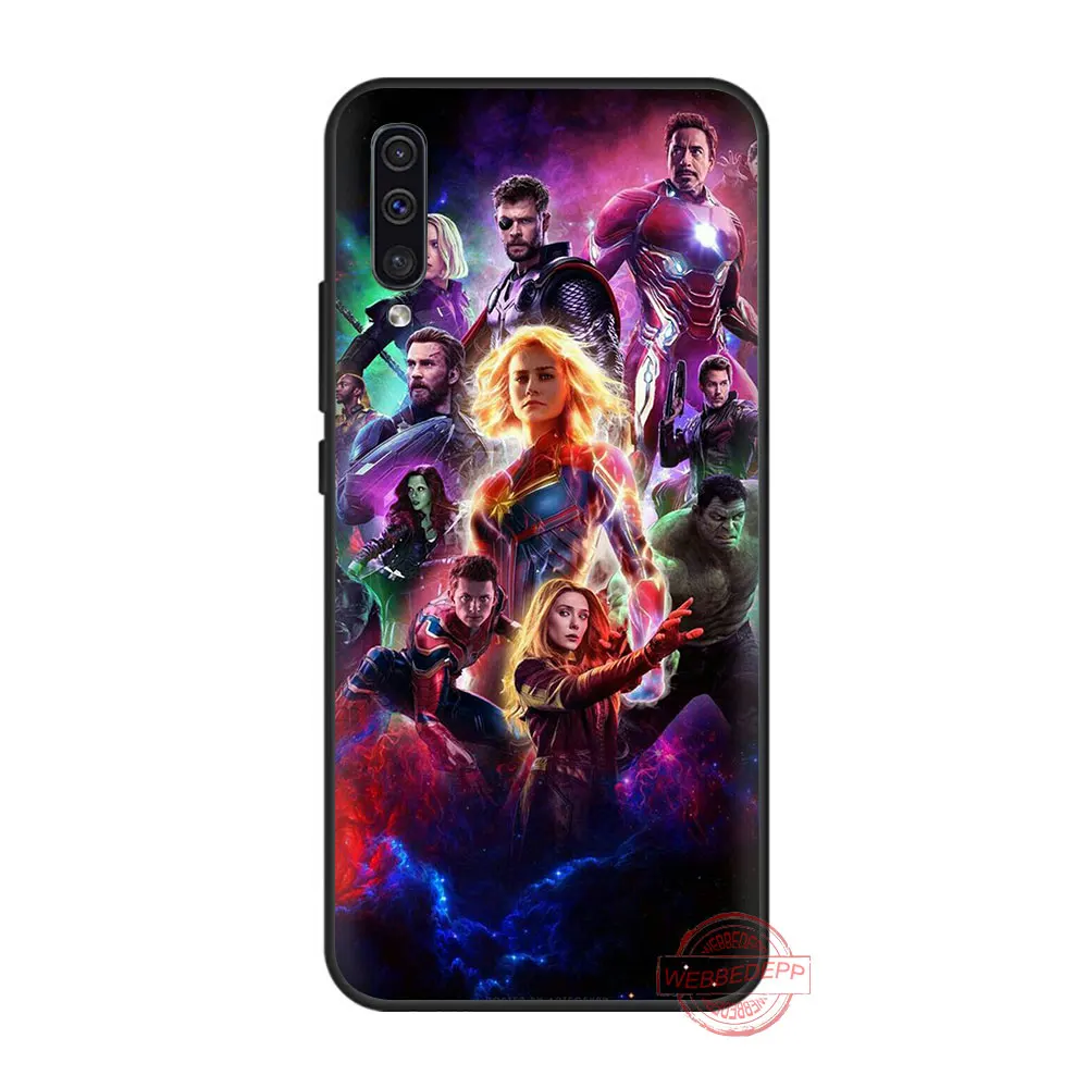 6 Мягкий чехол для samsung A10s A20s A30s A40s A50s A60 A70 M10 20 30 40 A6 A7 A8 A9 крышка 173N с принтами "Marvel", "Мстители Человек-паук Железный человек - Цвет: 6