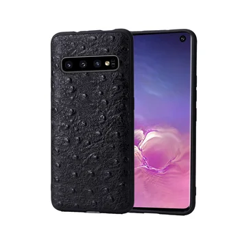 

Phone Case For Samsung S7 S8 S9 S10 plus Note 8 9 10 Plus A20 A30 A50 A70 Ostrich Texture Cover For A5 A7 J6 J7 A8 2018 Case