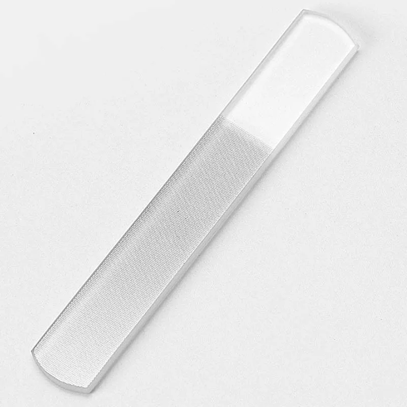 Профессиональный нано стеклянный пилочка для ногтей прозрачный шлифовальный дизайн ногтей маникюрные инструменты для ногтей