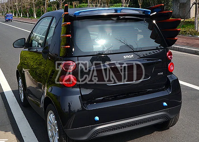 B стиль задний спойлер на крыло, крышу подходит для Smart Fortwo 2008-2013