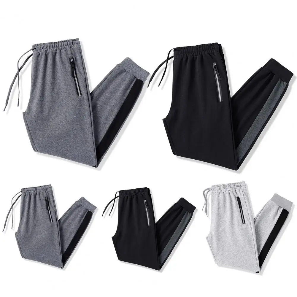 발목 줄무늬 환상적인 레저 남성 바지 Drawstring 바지 긴 스포츠
