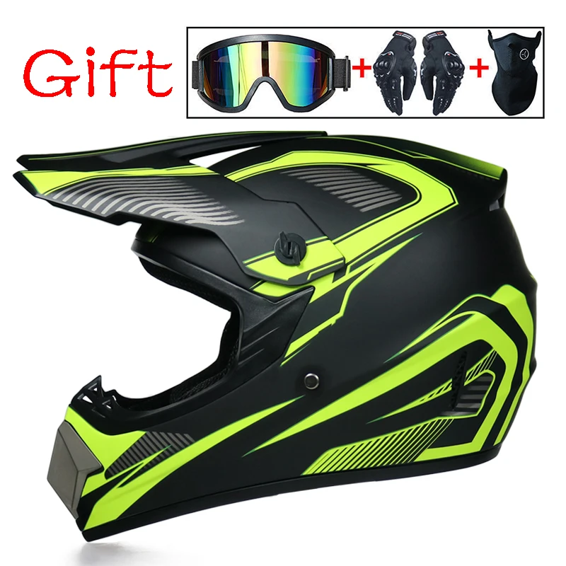 Moto cross внедорожный шлем moto Capacete moto Casco детский мотоциклетный шлем - Цвет: 4c