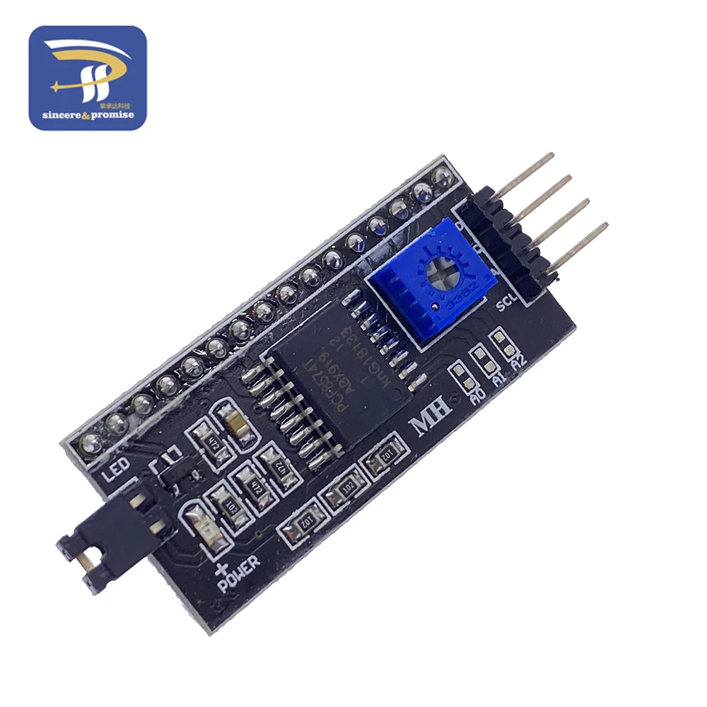 LCD1602 PCF8574T PCF8574 IIC/I2C / Interface 16x2 Character LCD Display Module 1602 5V Blue/ Yellow Green Screen For Arduino DIY lcd display module display module