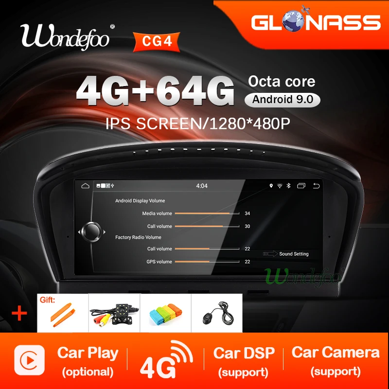 64G Android 9,0 gps радио для BMW 5 серии E60 E61 E63 E64 3 серии E90 E91 E92 M5 CCC CIC система Мультимедиа ips экран без DVD