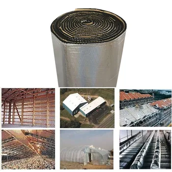 

2M aluminum foil sound insulation cotton insulation closed cell foam sheet 10mm Car Van Sound Proofing Deadening Insulation