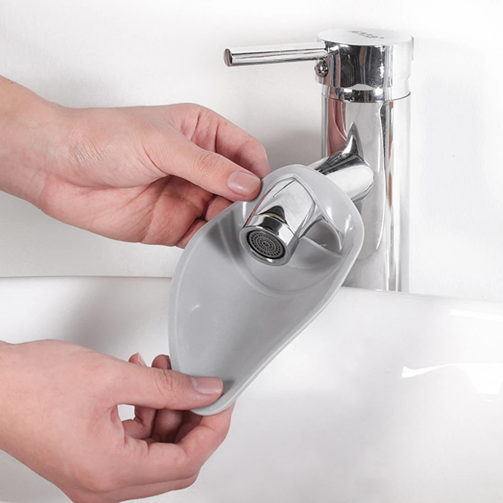Useful Convenient Faucet Extender Solid Sink Handle Extension Toddler Kid Bathroom Children Hand Wash for Baby Kids Hand Washing