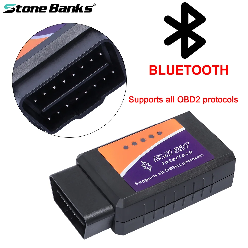 V1.5 elm327 ObdII Bluetooth Wifi Авто elm327 2,0 диагностический инструмент автомобильный адаптер OBD2 сканер автомобиля Easydiag код ридер для Android