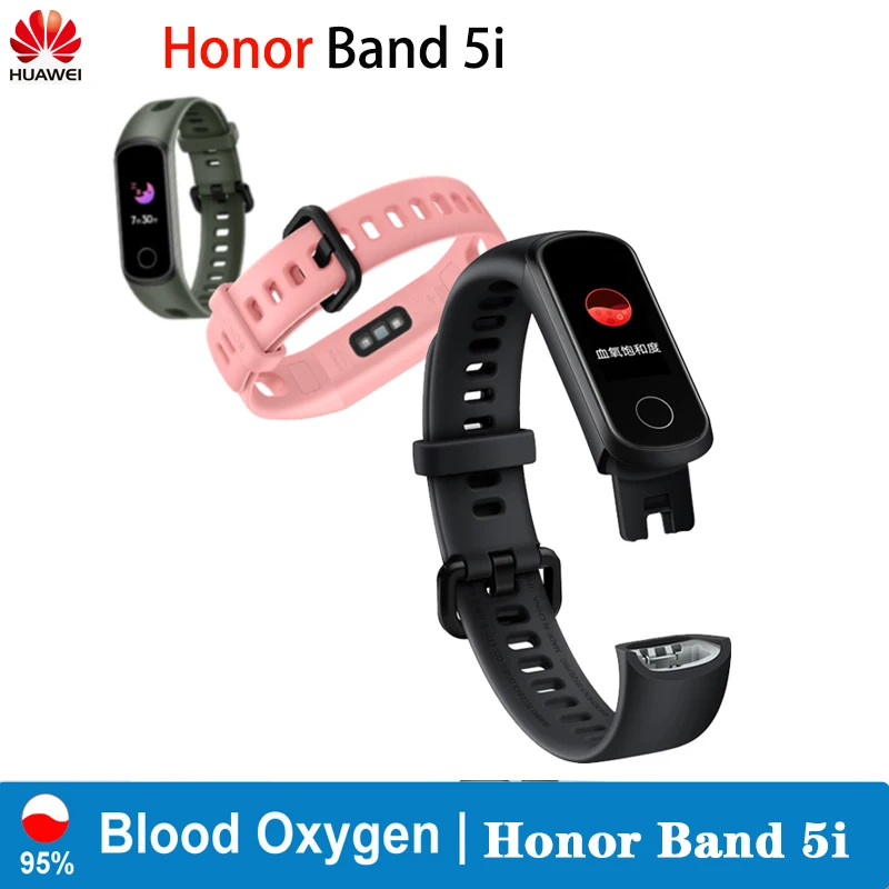 Оригинальный huawei honor Band 5i смарт-браслет AMOLED Смарт-часы для сна плавания
