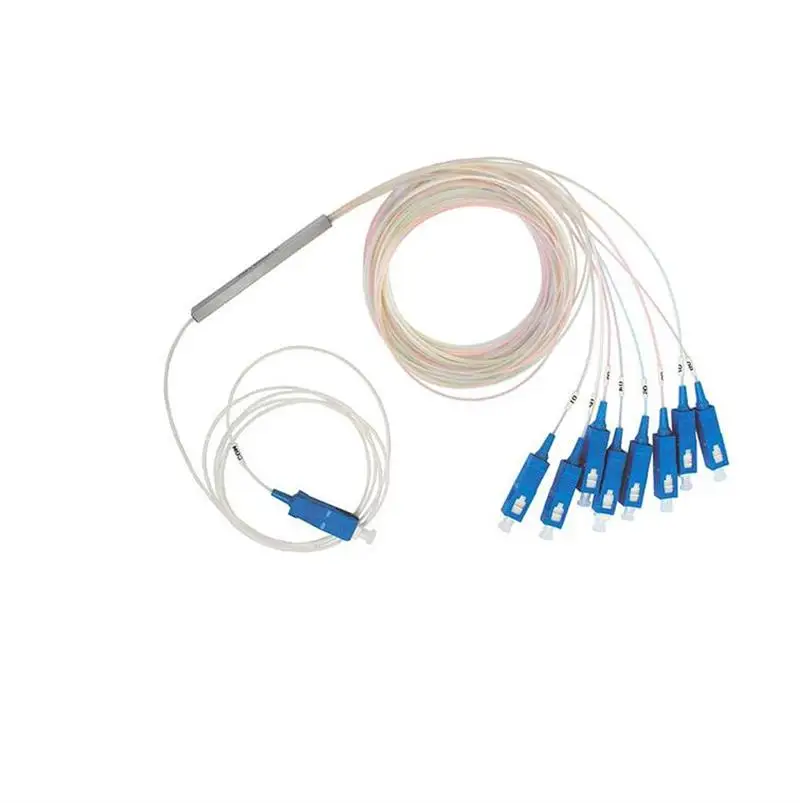 20шт Мини plc сплиттер 1/8 волоконно-оптический разветвитель plc 0,9 мм sc/upc