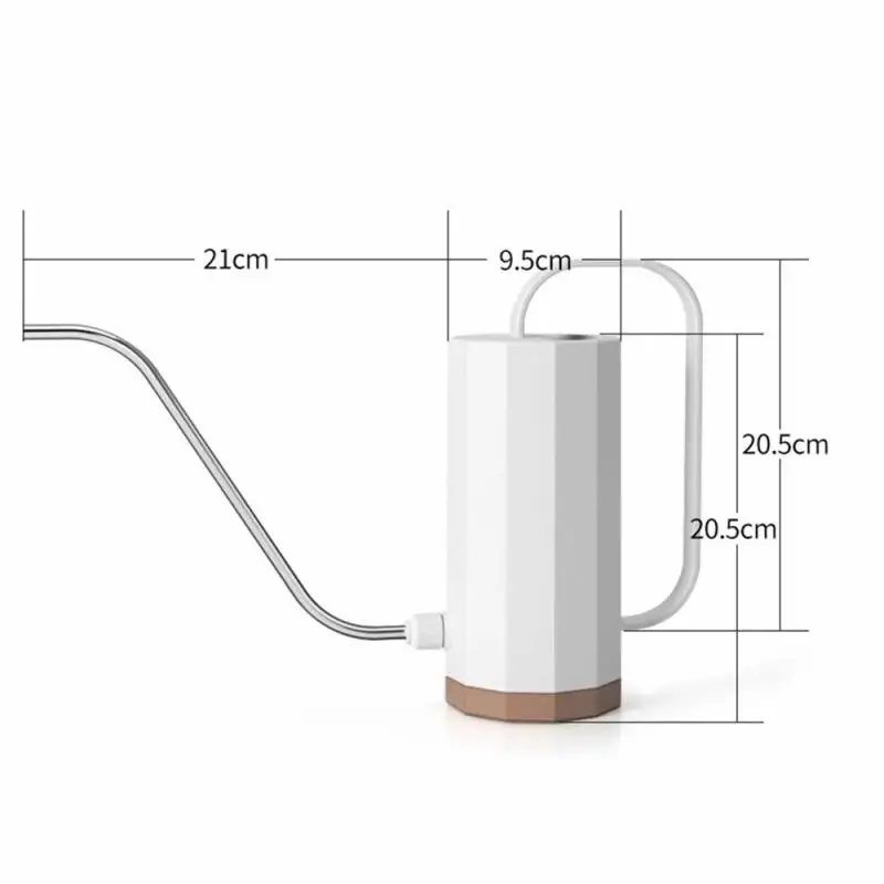 1.2L Household Gardening Tools Plastic Plant Sprinkler Practical Watering Can Long Mouth Irrigation Flowers Kettle Cylindrical