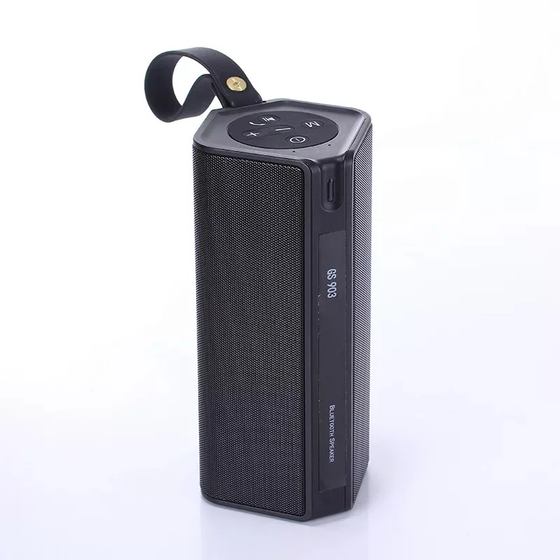 Черный Мини Портативный присоска Bluetooth говорящий радиоприемник звуковая система стерео музыка окружающая влагостойкая уличная колонка - Цвет: Черный