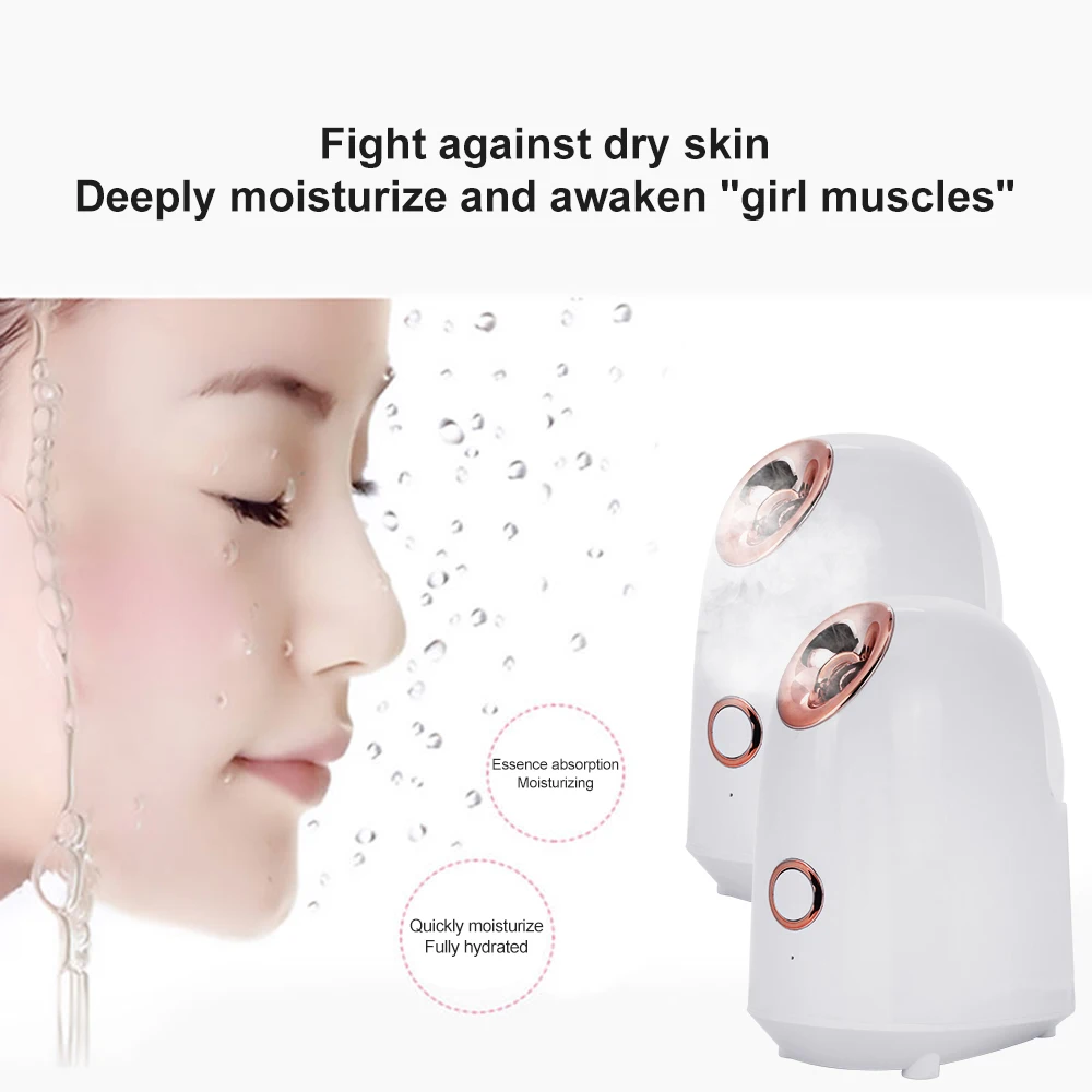 

New Facial Mist Sprayer 180ml Nano Mist Facial Steamer Moisturizing Face Humidifier Skin Cleansing Face Sauna Skin Care Device