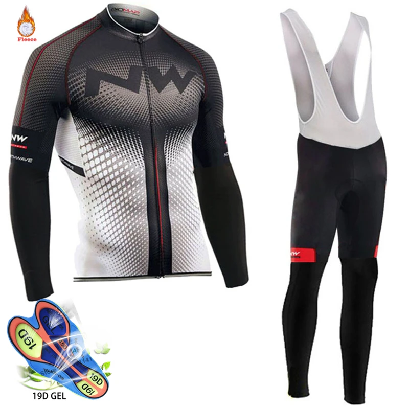 Northwave Pro Team Зимняя одежда для велоспорта дышащая Ropa Ciclismo Одежда с длинным рукавом для горного велосипеда одежда для спорта на открытом воздухе - Цвет: 1