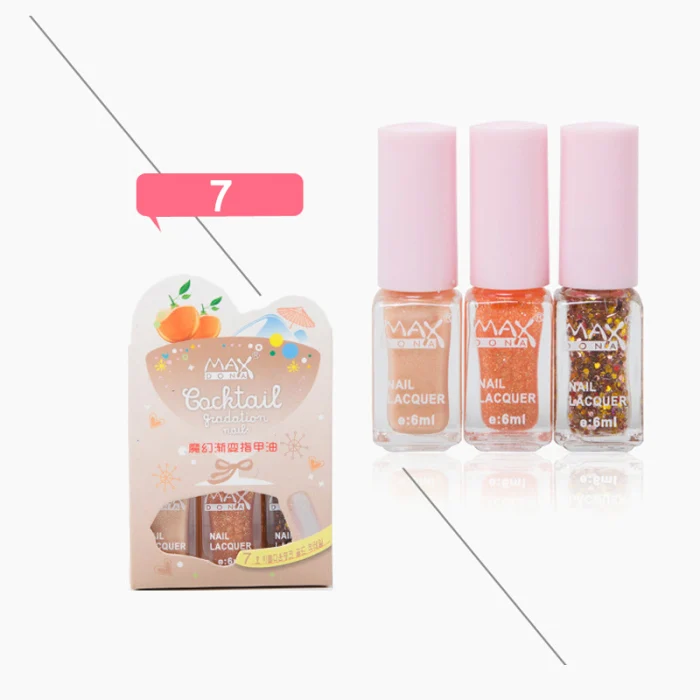1 Набор для полировки ногтей DIY Art Gradient длительный нетоксичный модный макияж для женщин JS11