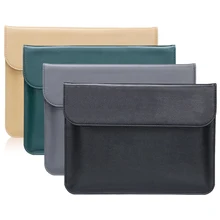 Ультратонкий Роскошный чехол для ноутбука из искусственной кожи, 1 шт., матовый чехол для MacBook Air Pro retina 11 12 13 15