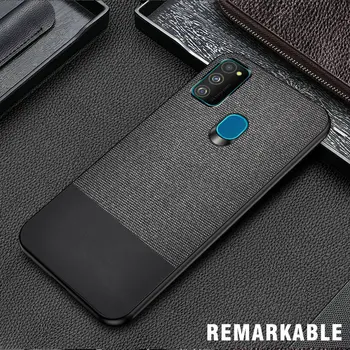 

30pcs/lot Ultra Slim Denim Canvas Cloth Jeans Hard Back Case For Samsung Galaxy A71 A51 A91 A81