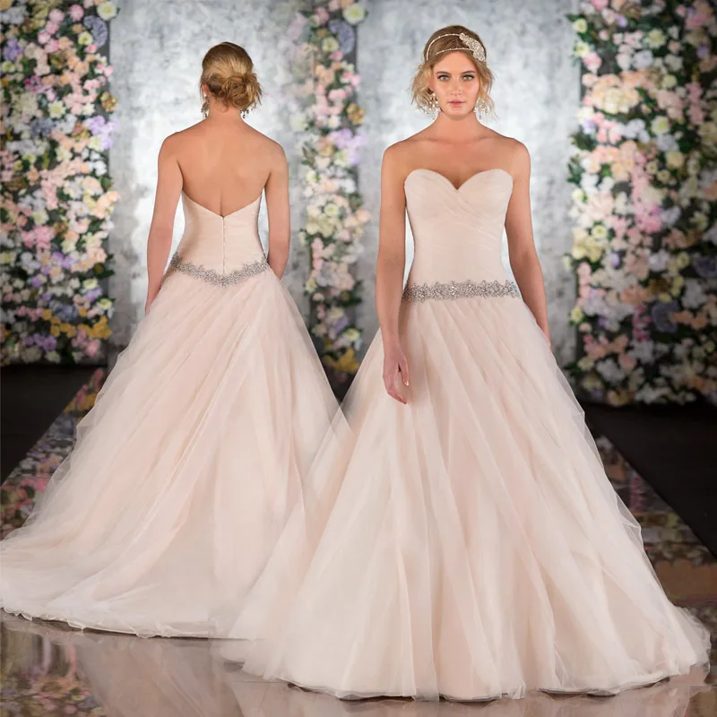 

2015 Limited Off The Shoulder New Design A-line Tulle Wedding Dress Long Bridal Special Fashion Vestidos De Noivas Autumn Women