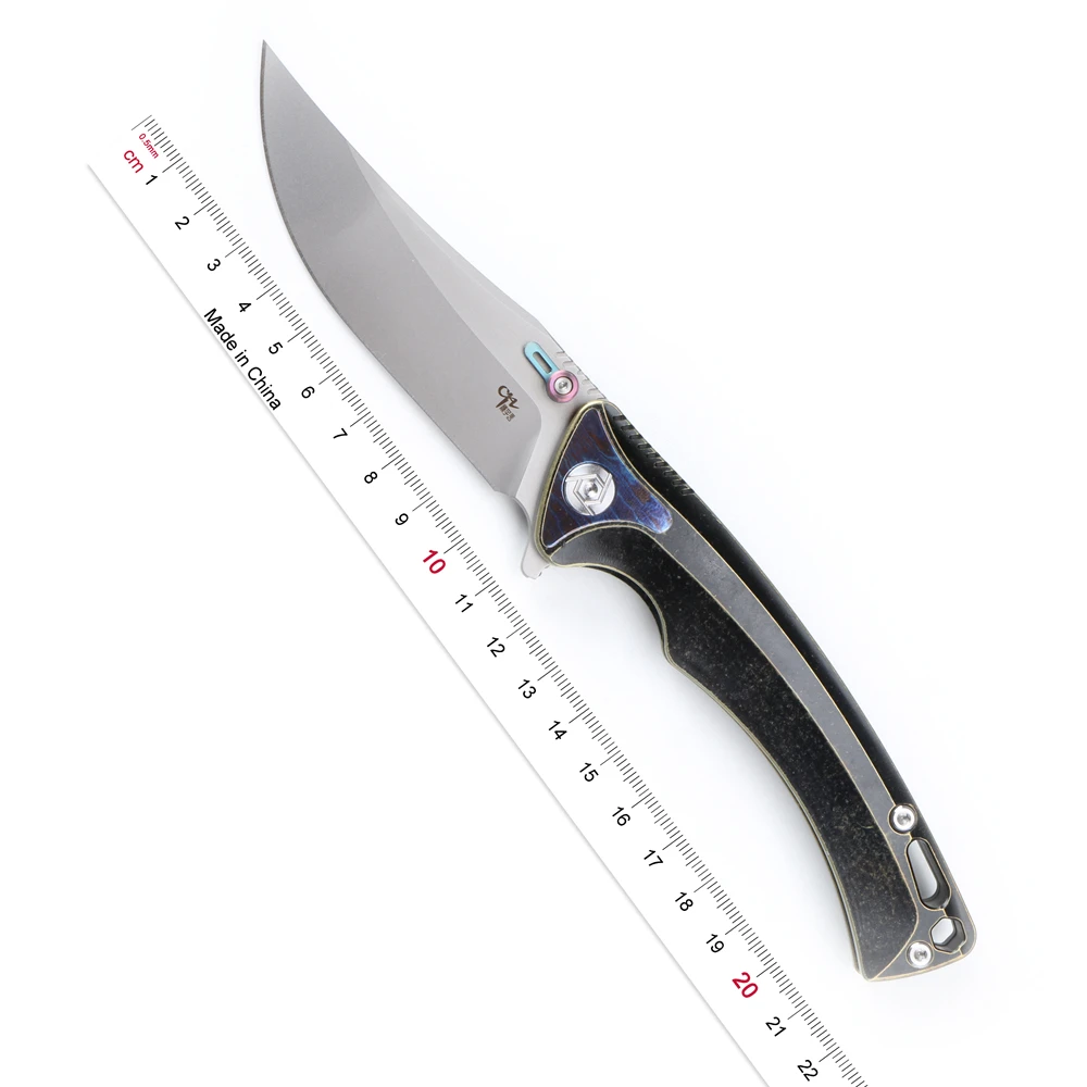 Складной нож CH EMPEROR Flipper тактический охотничий Клинок с лезвием S35VN ручка из