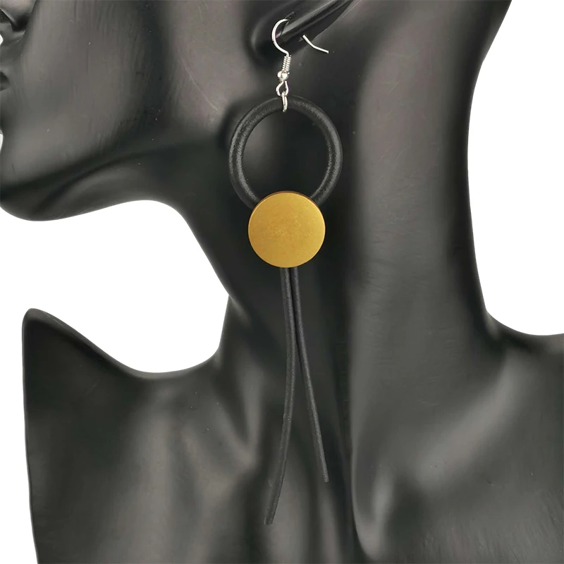 Drop Earrings Dangle Earrings Long Earrings UK New Wood Earrings For Women Boho Jewelry Tassel Earring Rubber Meterial Rope Drop Earrings 12colors Wooden Jewellery Gift
