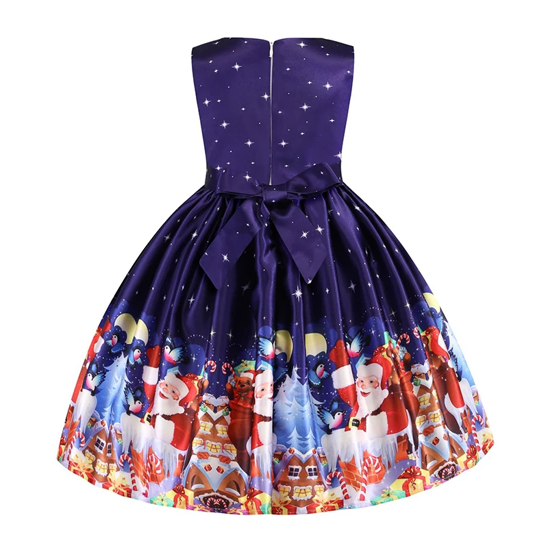 Merry Christmas Girls Dress Cute Santa Claus Snowman Princess Dresses For  Fantasy Festival Party Christmas Costume Kids Clothes - AliExpress 1501