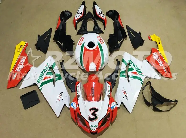 

4Gifts New ABS Injection Fairing Kit Fit for Aprilia RS125 06 07 08 09 10 11 RS4 RSV 125 2006 2011 Fairings set Number 3