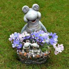 Открытый креативный газон вилла сад двора свет черепаха сад пейзаж трехмерный цветочный горшок декоративный M2903