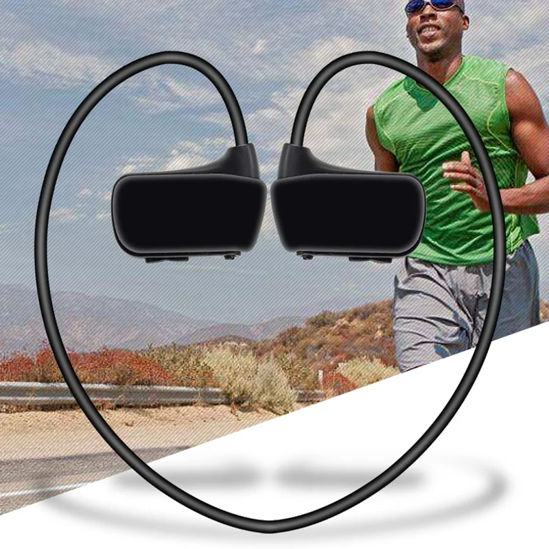 Спортивные Mp3 наушники W273 8 ГБ 2 в 1 музыкальные цифровой MP3-плеер Wma для бега |