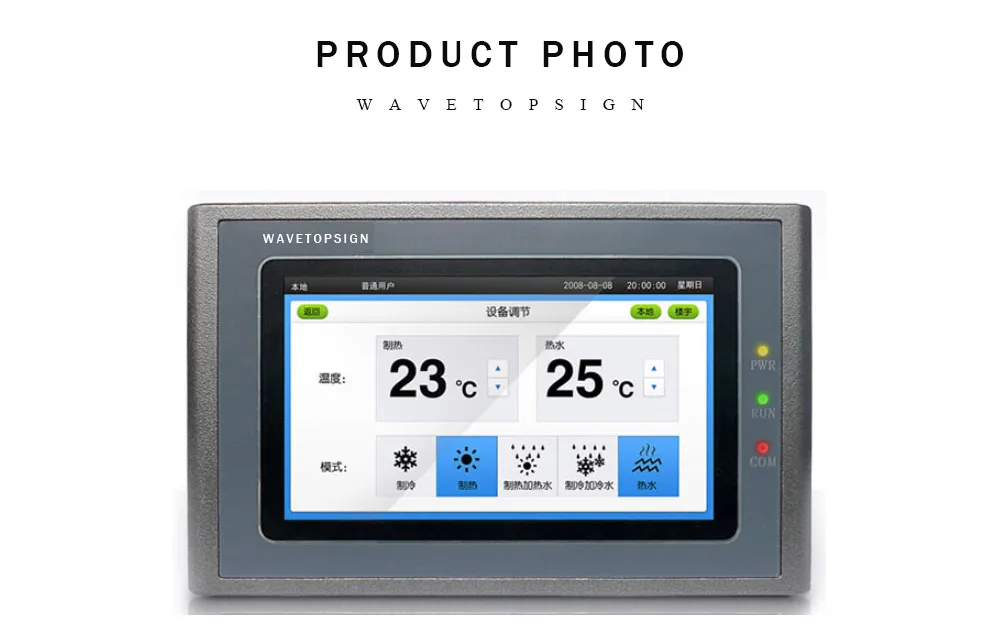 WaveTopSign AK HMI AK-043AC Outl ine dimension 150 × 93 × 39 мм Размер монтажного отверстия 141 × 84 мм