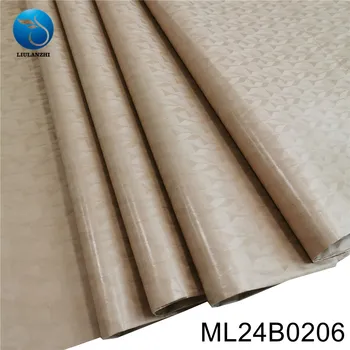 

LIULANZHI bazin dress fabrics cotton random drawing african jacquard brocade bazin ML24B02