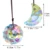 H&D Set 2pcs Подвесные Кристаллы AB-Color Mandala & Crescent Moon Prism Suncatchers для украшения домашнего окна Люстра Запчасти DIY