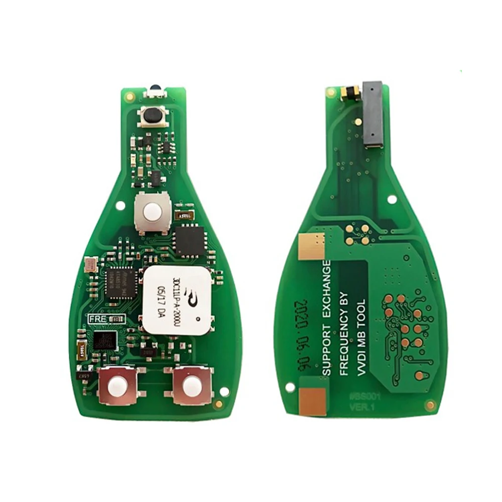 OKEYTECH 315/433MHZ VVDI FBS3 BGA KEYLESS GO SMART CAR KEY FOR BENZ W204 W207 W212 W164 W166 W221 WITH ONE PUSH BUTTON START