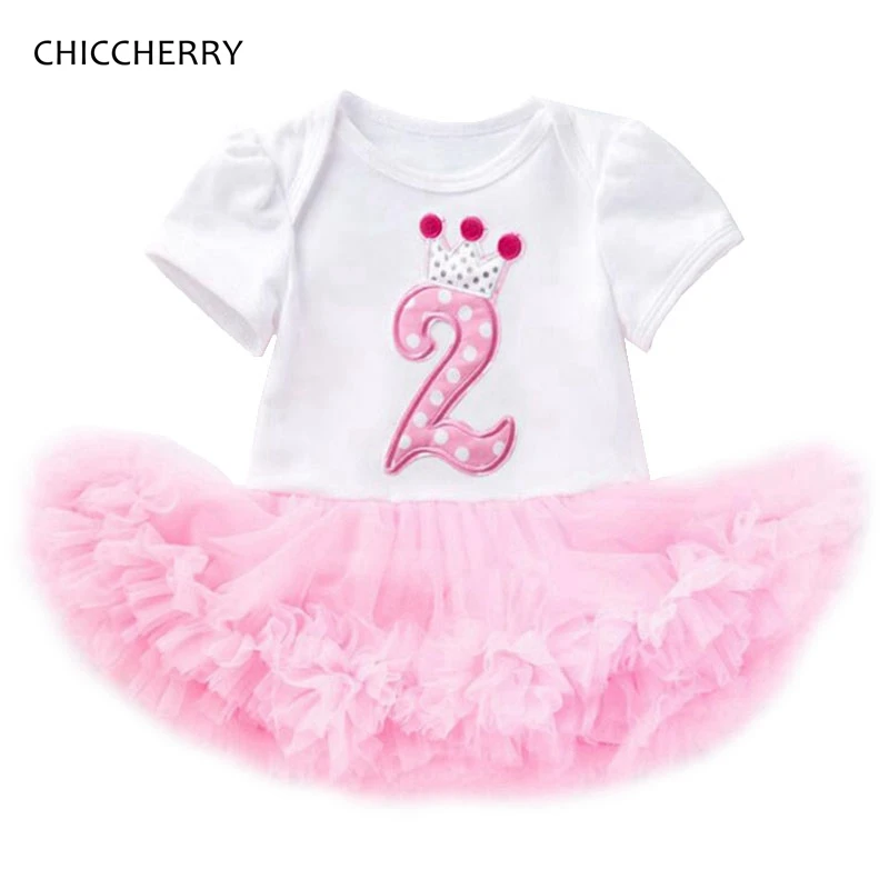 2 Years Birthday Tutu Dresses For Girls Infant Lace Romper Dress Baby Girl Clothes 2nd Toddler Birthday Outfits Bebek Elbise Dresses Aliexpress