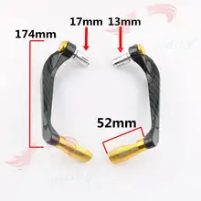 1 пара 7/" 22 мм Универсальный тормозной рычаг сцепления мотоцикла Защитные протекторы из алюминиевого сплава для Honda Yamaha Suzuki Kawasaki Ktm