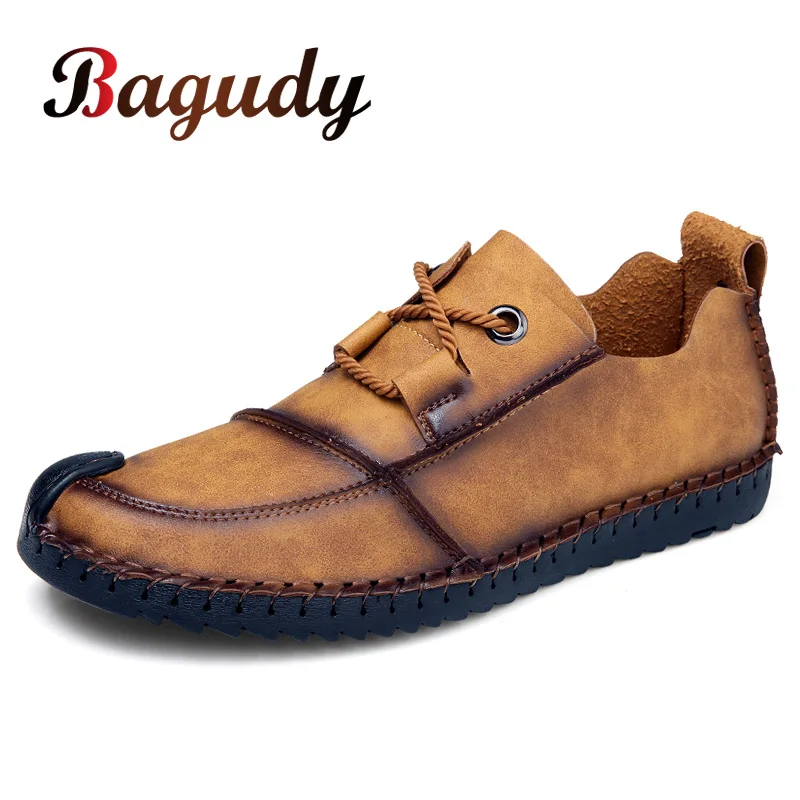 

Brand New Men's Leather Casual Shoes Moccasins Men Loafers Spring Fashion Sneakers Male Boat Shoes Suede Shoes Big Size 38-48