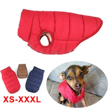 

XS-XXXL Dog Clothes Winter Moisture Proof Warm Pet Dog Jacket Vest Coat Christmas Clothing Dog Winter Overalls