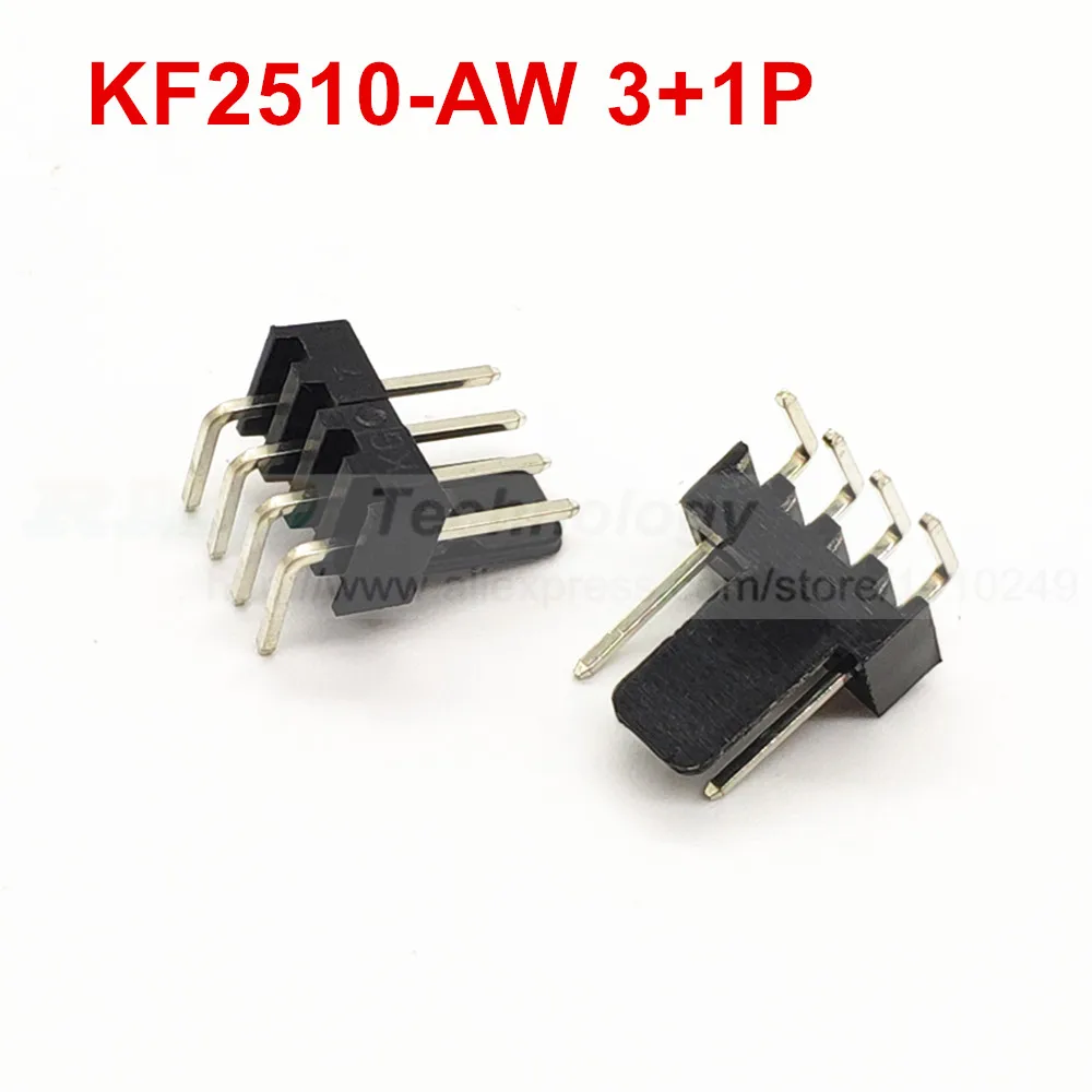 2.54 mm KF2510 3+1P KF2510-4AW male female housing connector straight right angle Pin header 2510 4pin Cable Connector Electrical Connector Electrical Connectors Wire Connector Wire Connector Terminals Pin Header