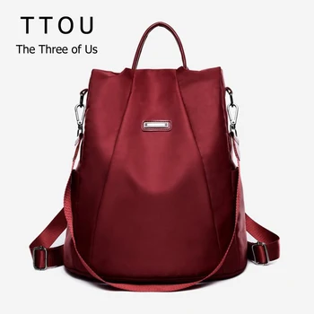 

Fashion Anti-theft Waterproof Women Backpack Designer School Bag For Teenager Large Capacity Simple Style Casual Mochila Travel