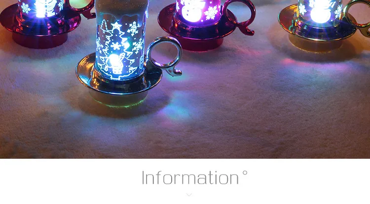 Рождественское украшение маленькая ночник Светодиодная лампа-свеча электроника, Рождественские огни, Рождественские декоративные светильники
