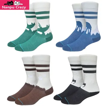 

Socks Men Skate Sock Summer Style Star High Quality Cotton Socks DEATHSTAR BESPIN TATOOINE ENDOR Sport Sock with Prints for Men