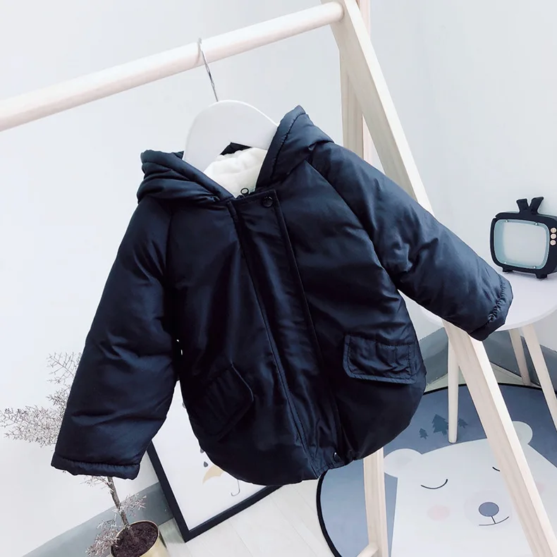 thick girls plus velvet warm clothes children's clothing jacket