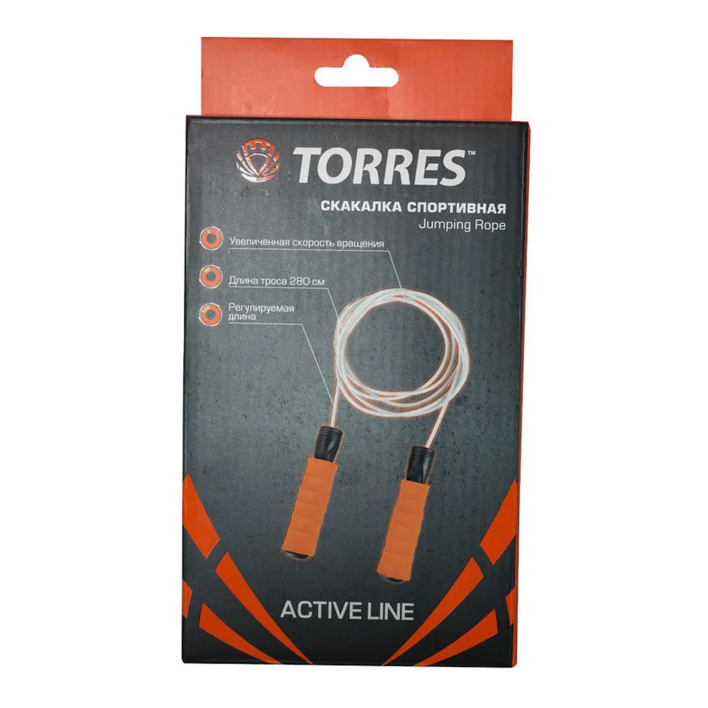 Скакалка TORRES AL1002(высокая скорость вращения