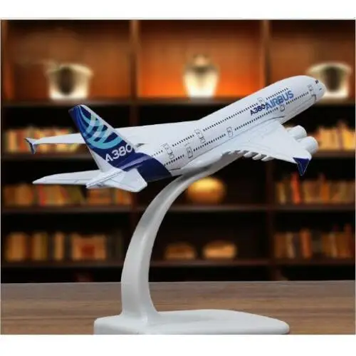 14 см A380 Airbus пассажирский самолет статическая модель Коллекция украшения
